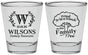 Personalized Family Reunion Shot Glasses - Monogram Tree | 160056