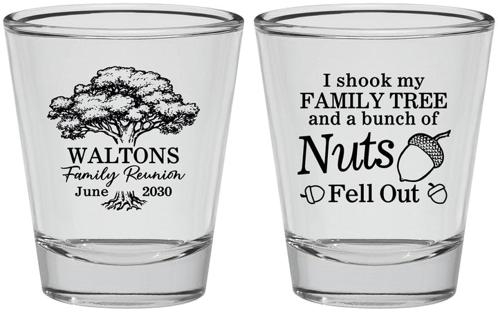 Personalized Family Reunion Shot Glasses - Tree | 160058