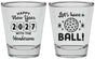 Personalized New Years Shot Glasses - 2027 Lets Have A Ball | 170001
