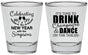 Personalized New Years Shot Glasses - 2027 Drink Dance | 170002