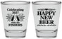 Personalized New Years Shot Glasses - 2027 Happy New Beer | 170004