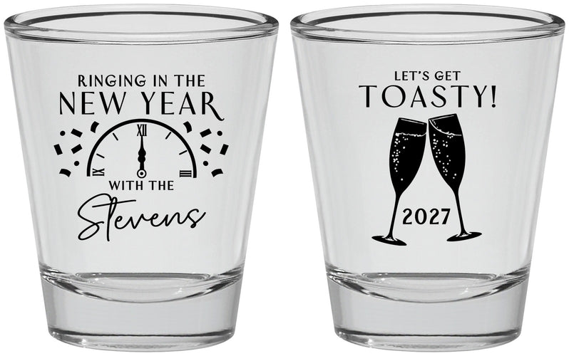 Personalized New Years Shot Glasses - 2027 Toast | 170008