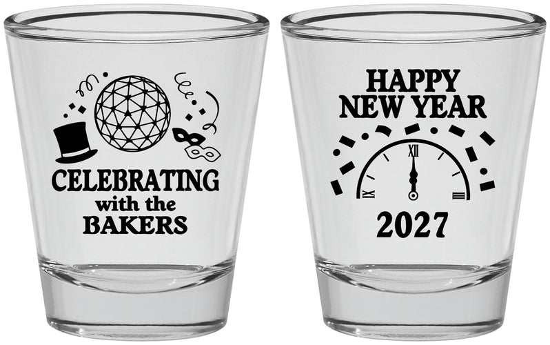 Personalized New Years Shot Glasses - 2027 Countdown | 170010