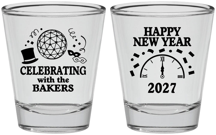 Personalized New Years Shot Glasses - 2027 Countdown | 170010