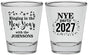 Personalized New Years Shot Glasses - 2027 Ringing In | 170013