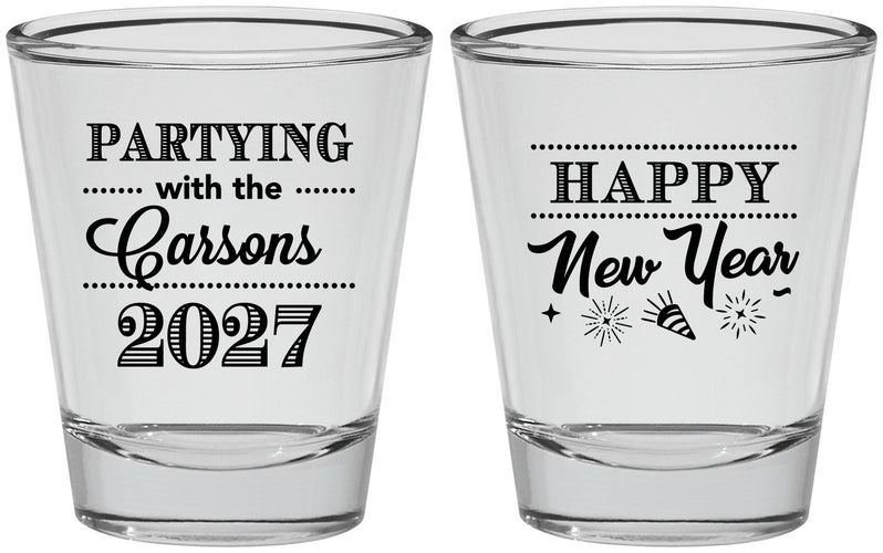 Personalized New Years Shot Glasses - 2027 Nye | 170016