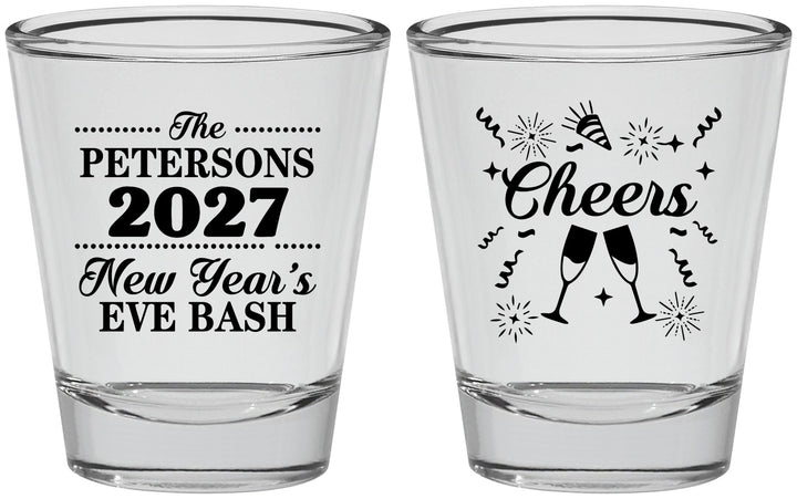 Personalized New Years Shot Glasses - 2027 Cheers | 170017