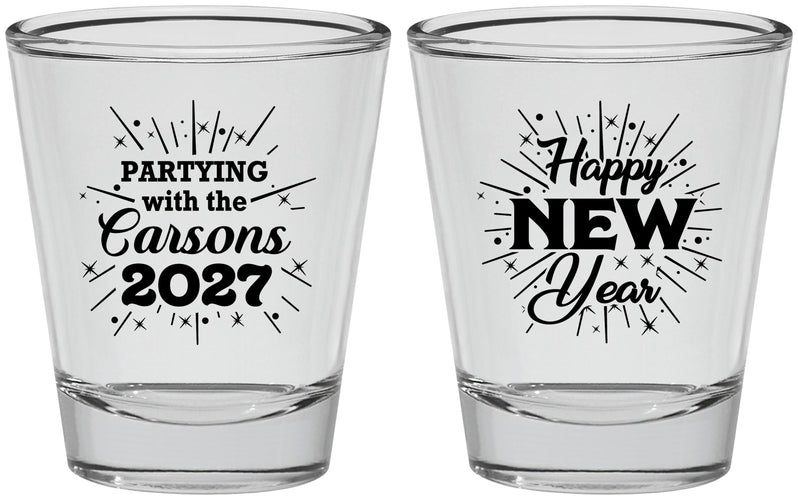 Personalized New Years Shot Glasses - 2027 Nye | 170020