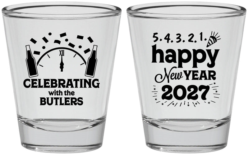 Personalized New Years Shot Glasses - 2027 Countdown | 170021