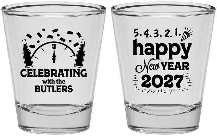 Personalized New Years Shot Glasses - 2027 Countdown | 170021