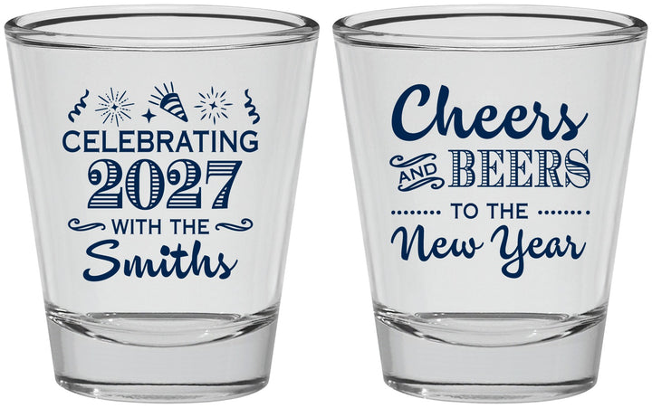 Personalized New Years Shot Glasses - 2027 Cheers | 170023