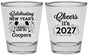 Personalized New Years Shot Glasses - 2027 Cheers | 170024