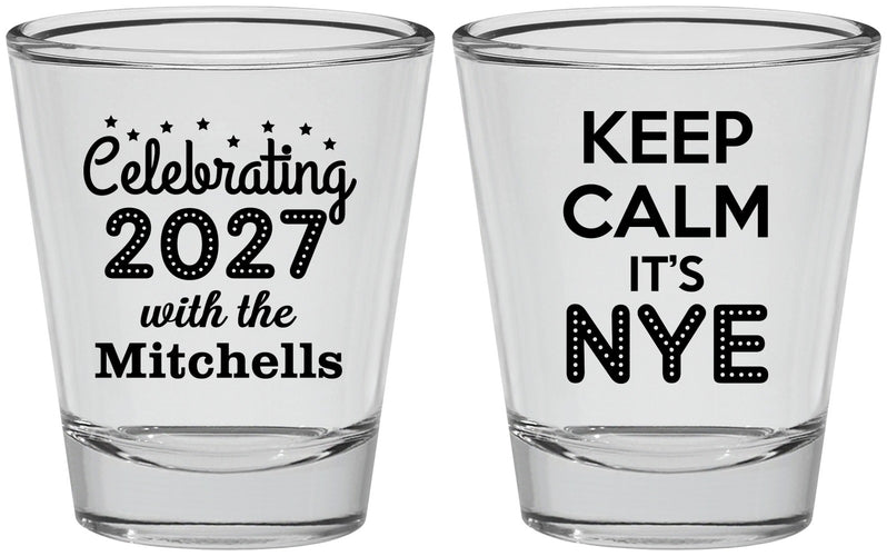 Personalized New Years Shot Glasses - 2027 Nye | 170025