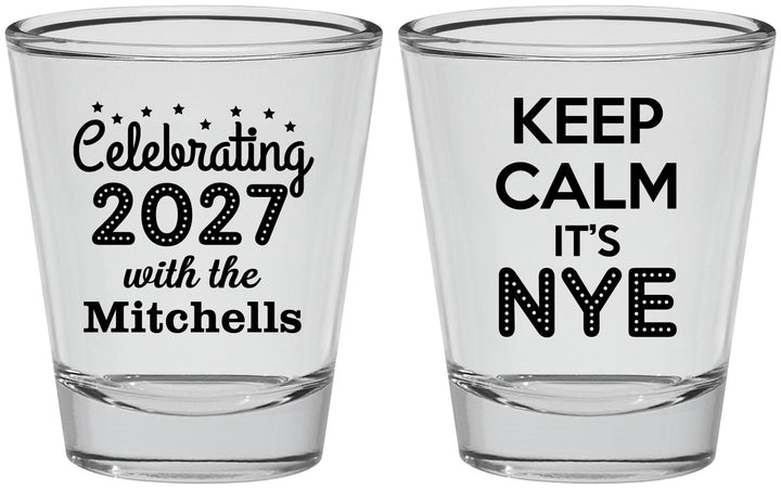 Personalized New Years Shot Glasses - 2027 Nye | 170025