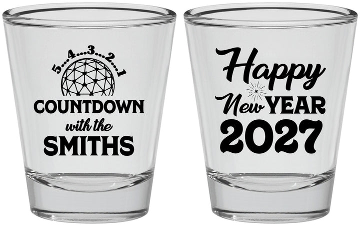 Personalized New Years Shot Glasses - 2027 Countdown | 170026