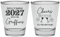Personalized New Years Shot Glasses - 2027 Cheers | 170029