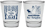 Personalized Wedding Shot Glasses - New Hampshire | 178