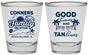 Personalized Family Vacation Shot Glasses - Good Times Tan Lines | 180005