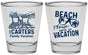 Personalized Family Vacation Shot Glasses - Relax We Are On Vacation | 180006