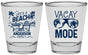 Personalized Family Vacation Shot Glasses - Lifes A Beach | 180008