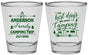 Personalized Family Vacation Shot Glasses - Camping Trip | 180017