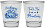 Personalized Family Vacation Shot Glasses - Ski Trip Peaks | 180023