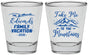 Personalized Family Vacation Shot Glasses - Mountains | 180024