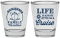Personalized Family Vacation Shot Glasses - Cruise Ship | 180036