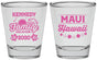 Personalized Family Vacation Shot Glasses - Hawaii | 180040