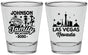 Personalized Family Vacation Shot Glasses - Las Vegas | 180048