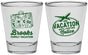 Personalized Family Vacation Shot Glasses - Road Trip Plane | 180052