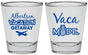 Personalized Family Vacation Shot Glasses - Vacay Vibes Trip | 180055