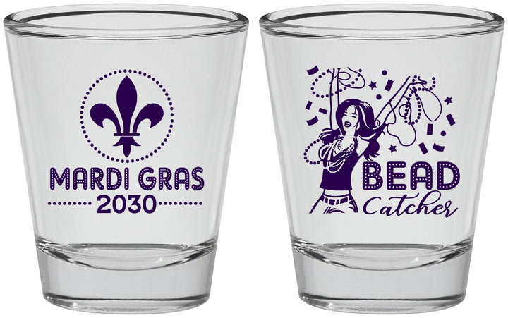 Personalized Mardi Gras Shot Glasses - Bead Catcher Nola | 190000