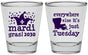 Personalized Mardi Gras Shot Glasses - Nola New Orleans | 190016