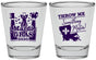 Personalized Mardi Gras Shot Glasses - Beads Nola | 190017