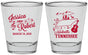 Personalized Wedding Shot Glasses - Tennessee | 191