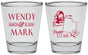Personalized Wedding Shot Glasses - Utah | 193