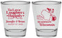 Personalized Wedding Shot Glasses - Wisconsin | 198