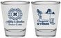 Personalized Wedding Shot Glasses - Wyoming | 199