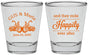 Personalized Wedding Shot Glasses - Happily Ever After Motorcycle | 200