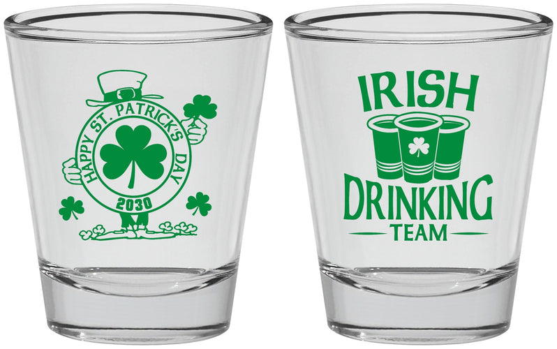 Personalized St Patricks Day Shot Glasses - Irish Drinking Team | 200006