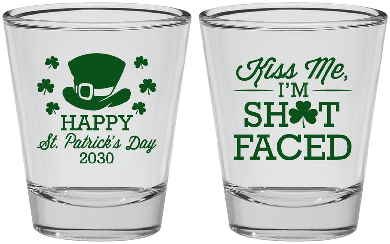 Personalized St Patricks Day Shot Glasses - Leprechaun | 200009