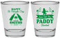 Personalized St Patricks Day Shot Glasses - Lets Get The Paddy Started | 200014