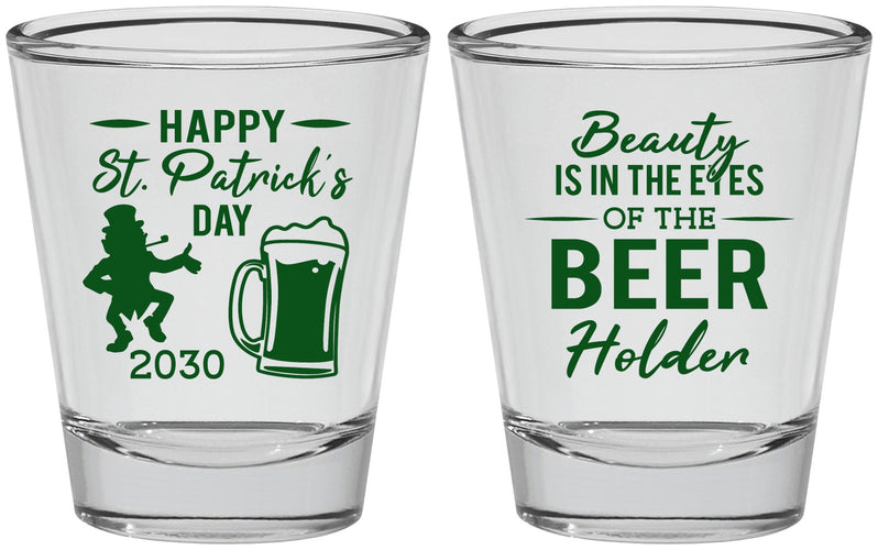 Personalized St Patricks Day Shot Glasses - Leprechaun | 200019