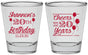 Personalized Birthday Shot Glasses - Cheers To 20 Years | 20004
