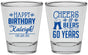 Personalized Birthday Shot Glasses - 60th | 20006
