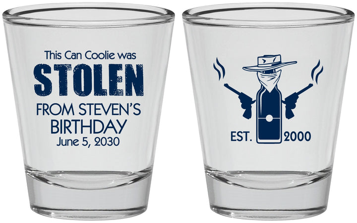 Personalized Birthday Shot Glasses - 30th | 20007