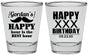 Personalized Birthday Shot Glasses - 30th | 20013