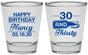 Personalized Birthday Shot Glasses - 30 And Thirsty | 20014