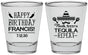 Personalized Birthday Shot Glasses - Fiesta Siesta Tequila | 20030